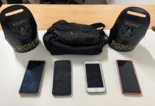 Romu recupera três celulares com restrição de roubo e furto em estação de ônibus de Manaus