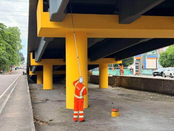 Prefeitura de Manaus lança programa de modernização de viadutos com obras no Miguel Arraes