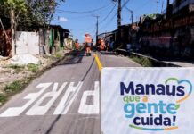 Prefeitura de Manaus intensifica ações de tapa-buracos e limpeza no Colônia Terra Nova