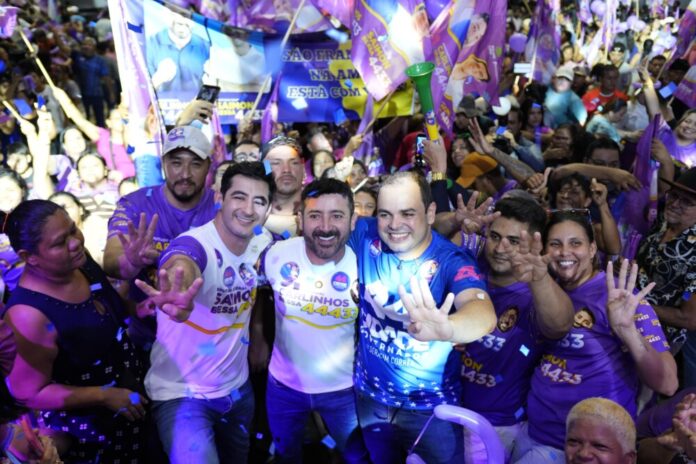 WhatsApp Image 2026-08-23 at 08.06.04 Saimon Bessa e Carlinhos Bessa reúnem mais de 8 mil pessoas em grande lançamento de candidaturas em Manaus