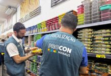 Procon Manaus apreende mais de 650 produtos impróprios em supermercados da capital