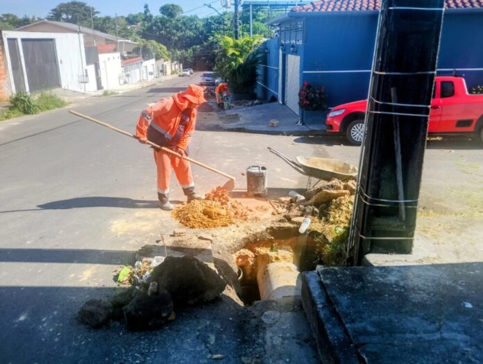 Prefeitura de Manaus revitaliza drenagem e infraestrutura de via no bairro Planalto