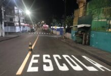 Prefeitura de Manaus intensifica revitalização da sinalização viária no Distrito Industrial