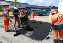 Prefeitura de Manaus revitaliza rua no bairro Flores, melhorando segurança e mobilidade
