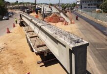 Prefeitura de Manaus finaliza instalação de vigas no Complexo Viário Passarão antes do prazo