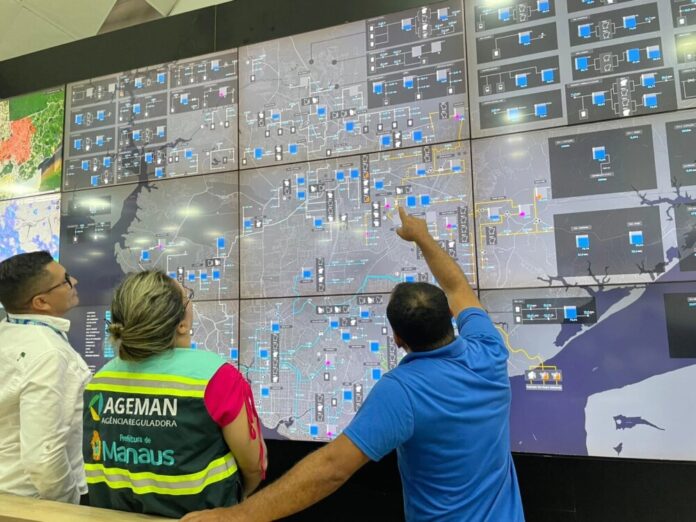 Ageman fiscaliza parada e retomada do abastecimento de água nas zonas Leste e Norte de Manaus