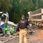 Acidente entre ônibus e caminhão mata 23 pessoas na BR-373 no Paraná