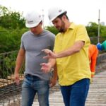 Prefeito Renato Junior vistoria obra do complexo viário ‘Passarão’ e celebra avanço da concretagem