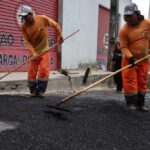 Prefeitura de Manaus avança com recuperação asfáltica na rua Aluísio Brasil, bairro Petrópolis
