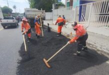 Prefeitura de Manaus finaliza recuperação asfáltica da rua Professor Marciano Armond no bairro Adrianópolis