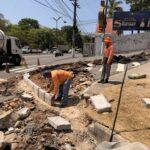 Prefeitura de Manaus inicia obras de ampliação na Avenida Rodrigo Otávio para segurança de pedestres