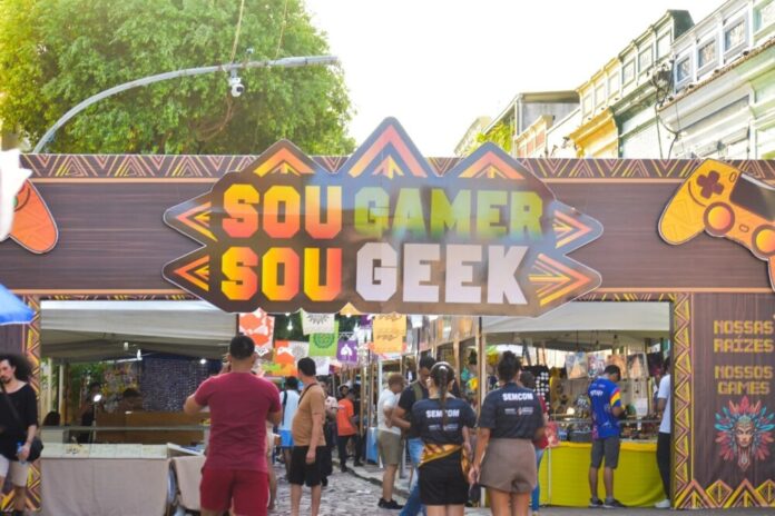 #SouGamer #SouGeek movimenta o centro histórico com games e cultura geek durante o #SouManaus Passo a Paço 2026