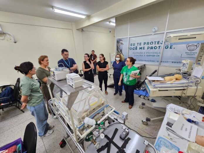 Maternidade Moura Tapajóz conclui curso sobre transporte seguro de recém-nascidos de alto risco