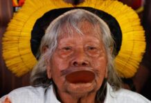 Cacique Raoni, aos 94 anos, recebe cuidados paliativos em Mato Grosso após diagnóstico de câncer