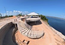 Parque Encontro das Águas Rosa Almeida avança com concretagem das ‘asas’ projetadas por Niemeyer