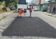 Prefeitura de Manaus revitaliza avenida Tenente Roxana Bonessi no Colônia Terra Nova