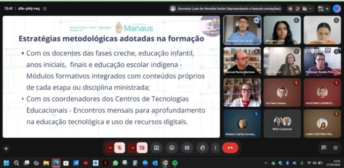 Prefeitura de Manaus apresenta formação em IA para educadores em encontro nacional do Consec