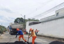Prefeitura de Manaus intensifica obras de asfalto no Novo Aleixo para melhorar mobilidade urbana