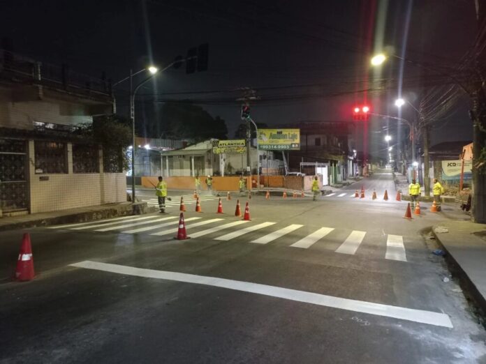 Semana Nacional de Trânsito: Prefeitura de Manaus reforça sinalização viária para segurança de pedestres e estudantes