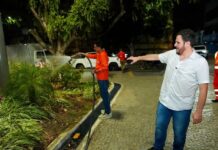 Prefeito Renato Junior atende pedido de criança e amplia irrigação de árvores em Manaus