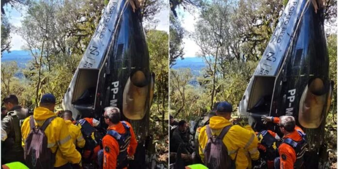 Corpos de vítimas de queda de helicóptero em SC, incluindo cantor sertanejo, são liberados pelo IML