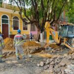 Obras na Rua Ferreira Pena, em Manaus, entram em nova fase com escavações após aprovação do Iphan