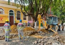 Obras na Rua Ferreira Pena, em Manaus, entram em nova fase com escavações após aprovação do Iphan